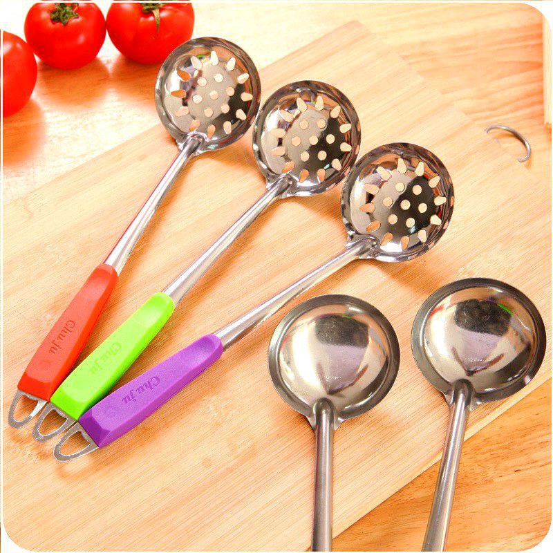 Sendok sup stainless centong sop sendok kuah iris centong soup sendok sayur murah