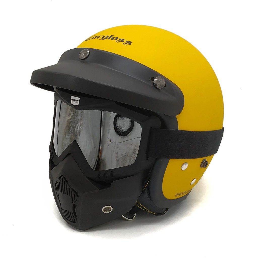 Goggle Mask/Goggle Masker/Kacamata Goggle Doff Silver