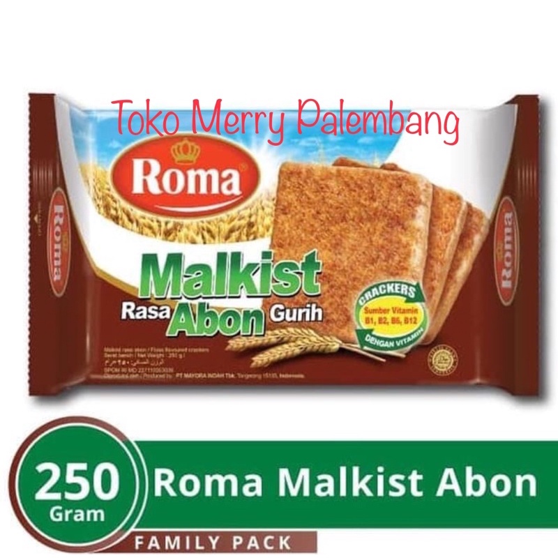 

Roma Malkist Rasa Abon Gurih 250 gr