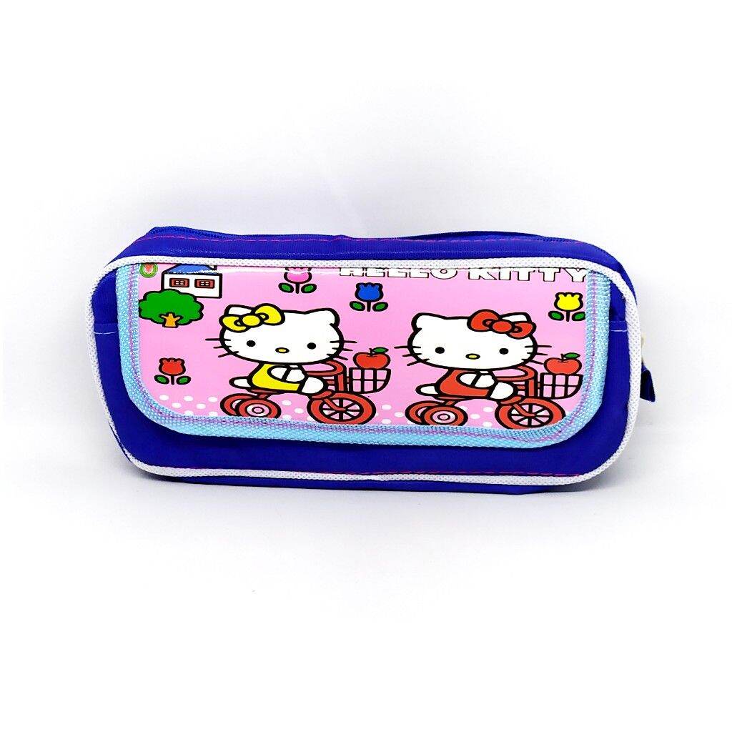 

Sooko - [RANDOM] Kotak Pensil Tepak unik Tempat Penyimpanan Alat Tulis Sekolah Anak Perempuan Karakter Kartun HELO KITTY TPHK