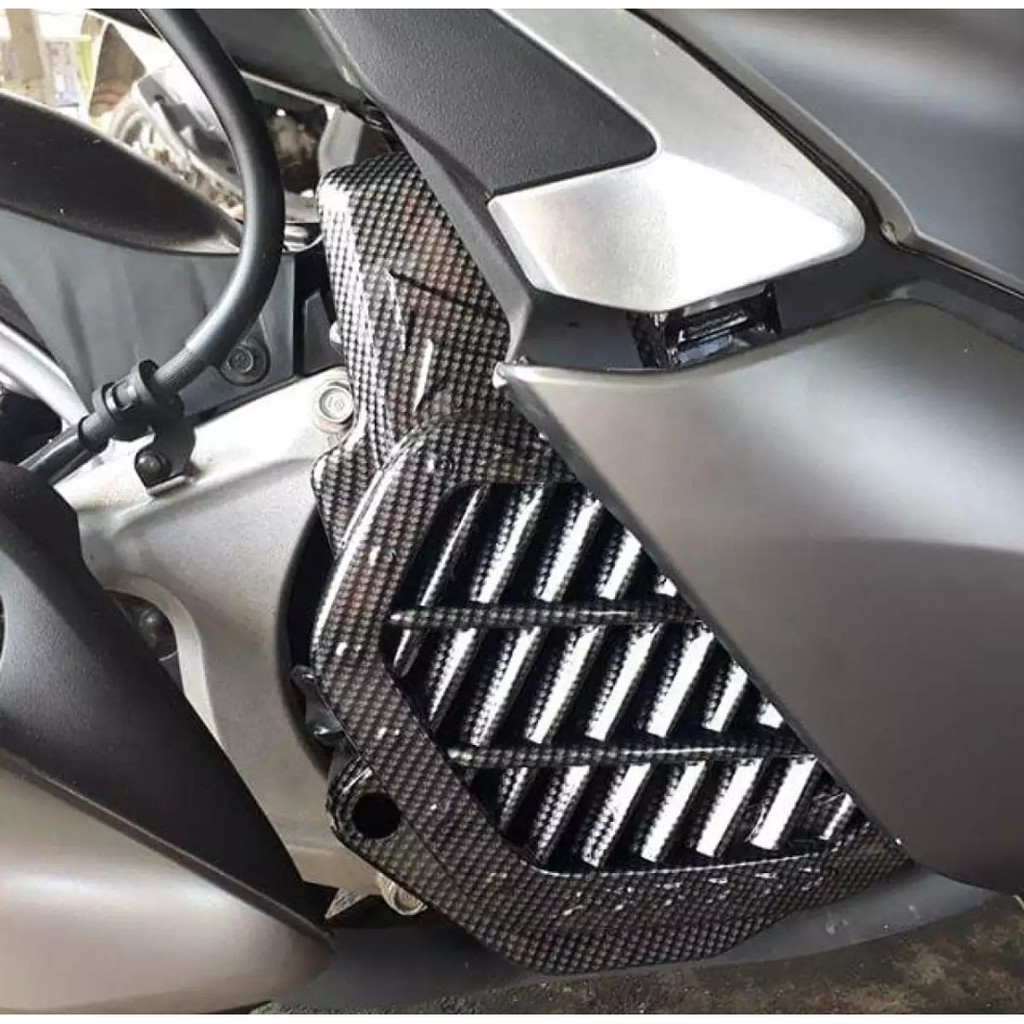 cover radiator carbon honda pcx 150