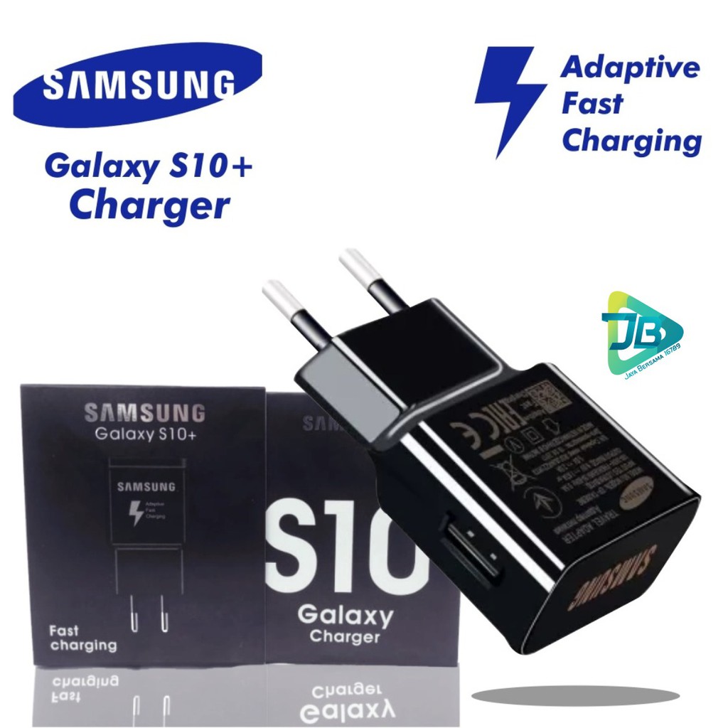 BM003 S10+ batok kepala adapter Cashan charger original Samsung 3A Fast charging pengisian cepat JB2813