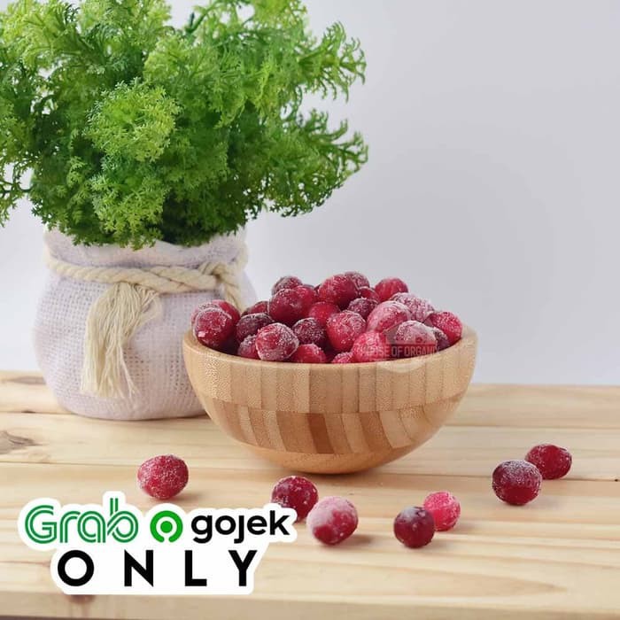 

Promo Frozen IQF Cranberry / Cranberry Beku 1 Kg Bermutu
