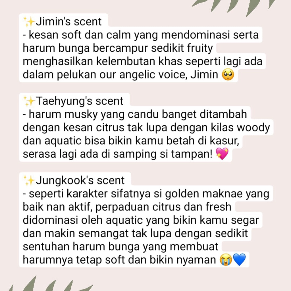 BTS Linen &amp; Room Korean Spray REFILL | Ciandle Works KPOP