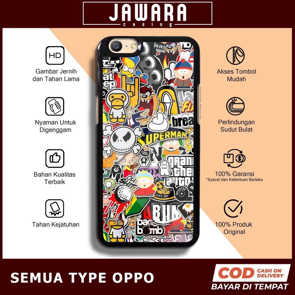 Case Oppo A57 A39 Case Hp Oppo A57 A39 Premium Glossy Jawara Casing [GRFY] Casing Hp Aesthetic Kesin