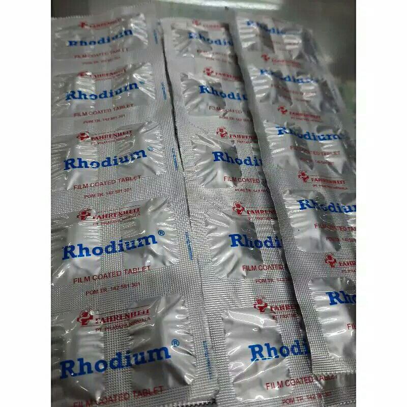 Rhodium obat wasir, harga ecer/tablet
