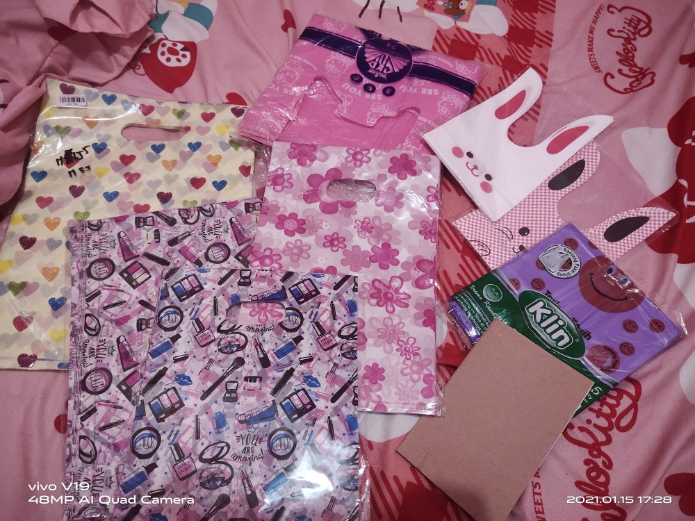 Kresek Hd 24 Motif Hello Kitty . Kantong Kresek Murah  Olshop Online