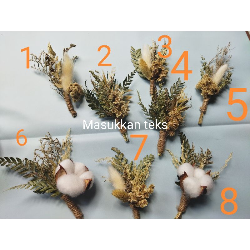 Wedding corsage / corsage jas bunga / korsek bunga / wedding