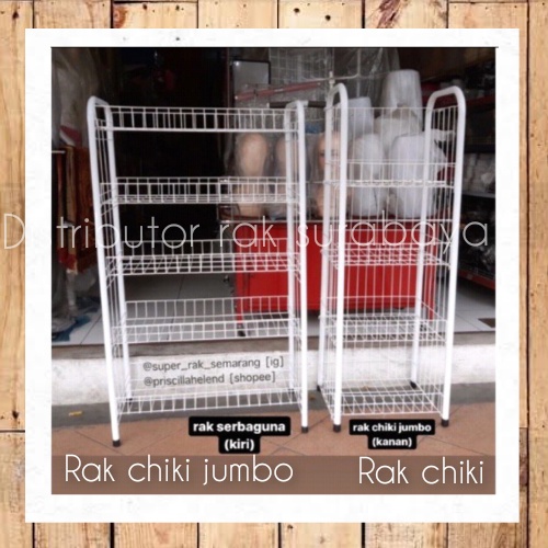 Rak Chiki / Rak Chiki Serbaguna/ Keranjang Chiki/ Rak Chiki /Rak Chiki 4 Tingkat / Rak Chiki /