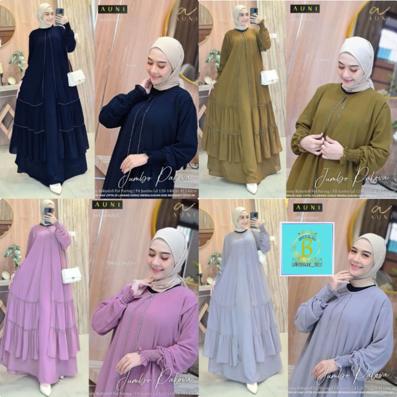 [READY STOCK] GAMIS PALOVA CERUTI BABYDOLL ORIGINAL BY UWAIS GAMIS TRENDI