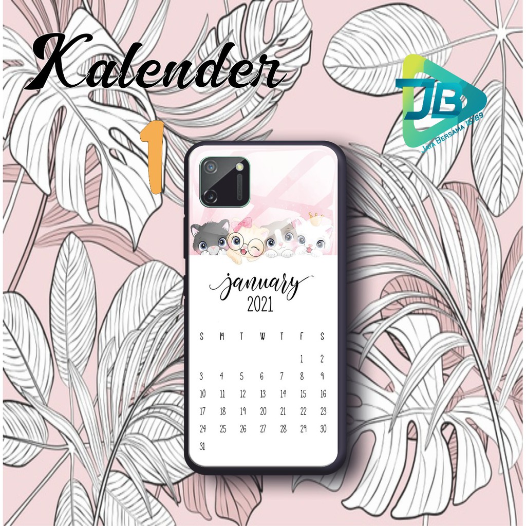 SOFTCASE BACK CASE GLASS KACA KALENDER XIAOMI REDMI CC9 A2LITE 8SE POCOPHONE F1 M2 X3 10 6X JB3016