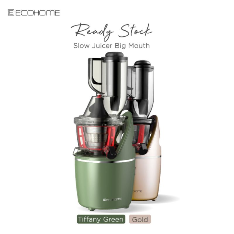 Ecohome Slow Juicer Big Mouth ESJ-999 BM TERBARU ESJ999BM ORIGINAL BERGARANSI RESMI