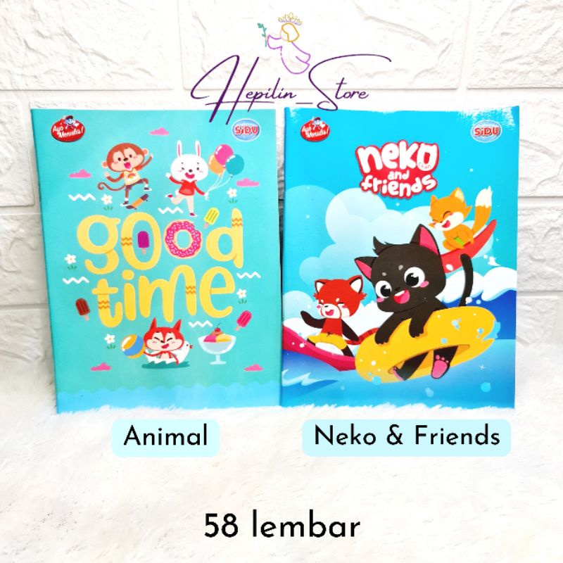 

Buku Tulis ORIGINAL SIDU 58 Lembar Ecer / Buku Tulis Sidu 58 Lembar Satuan / SIDU Book / Buku Sekolah