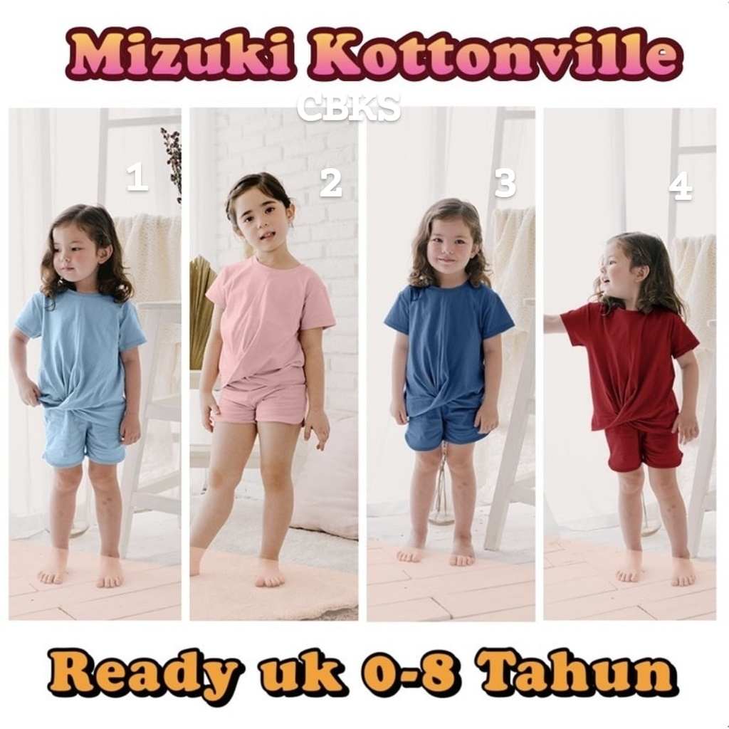 CBKS Takoyakids Mizuki Cross Top Set 1-8 Tahun Kottonville