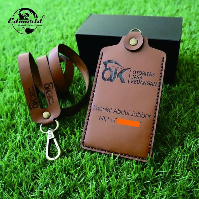 

ID CARD HOLDER Dari Kulit Sapi Asli Model 1 Slot Card