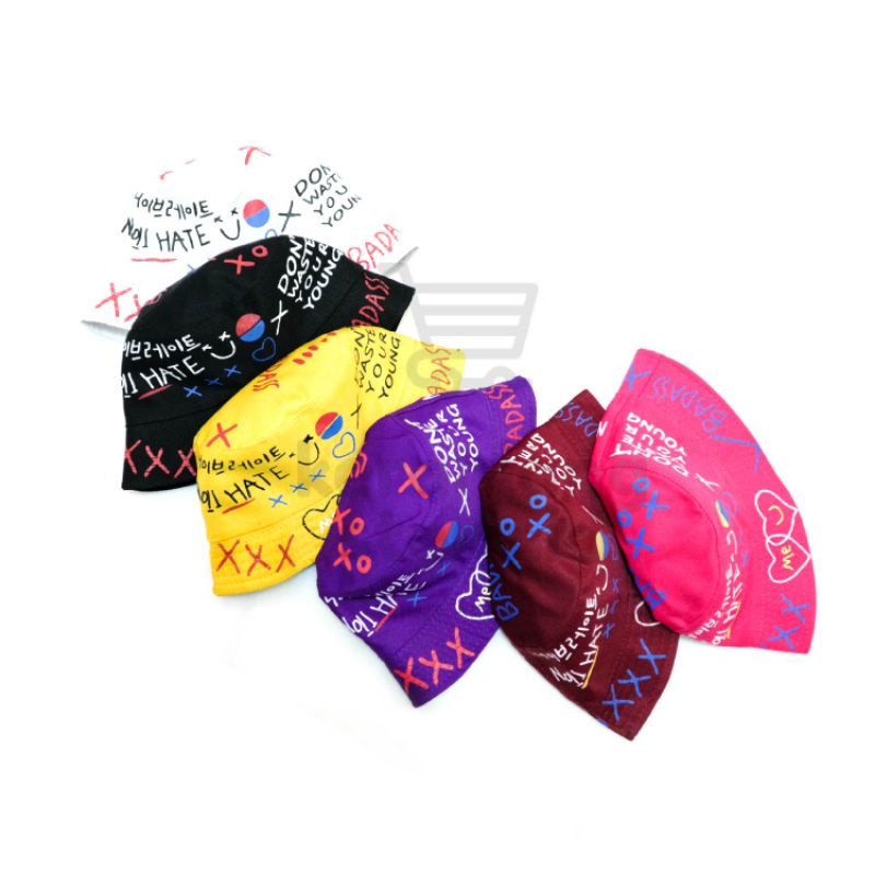 BUCKET ANAK / BUCKET BADASS ANAK / TOPI BUCKET STYLE KOREA