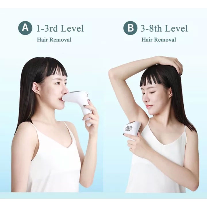 IPL Laser Epilator Permanent Hair Removal 900000 Flashes - AM001 - White