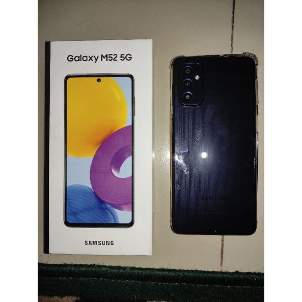 Samsung M52 5G Second,Mulus,Komplit,Resmi