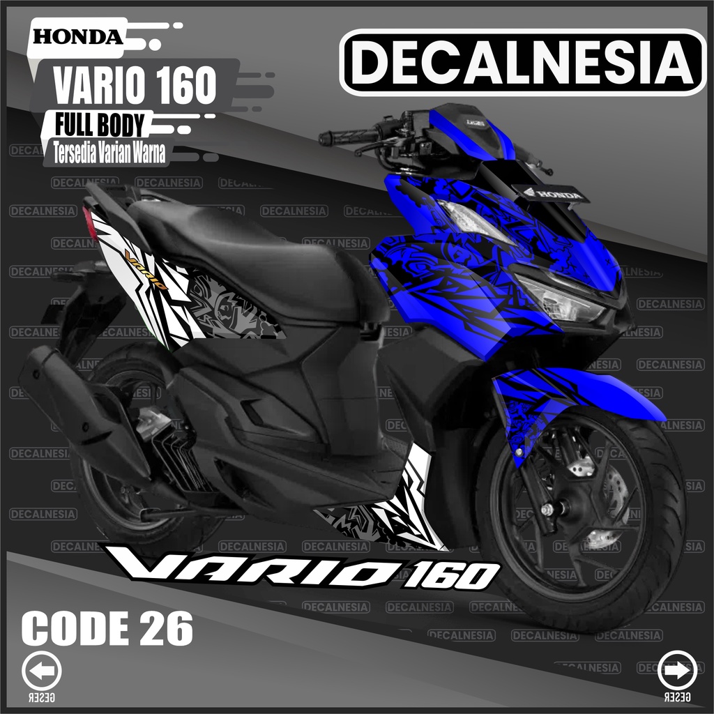 Decal Vario 160 Full Body Stiker Vario New 2022 Motor Honda Sticker Variasi Racing Dekal 2023 Akseso