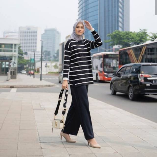 Stripes Cotton Sweater by Heaven Lights