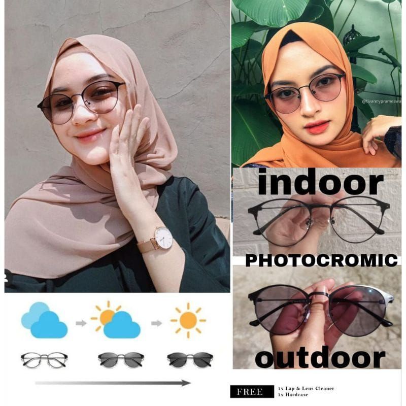 KACAMATA PHOTOCROMIC / KACAMATA PHOTOCROMIC BLUERAY ANTI RADIASI