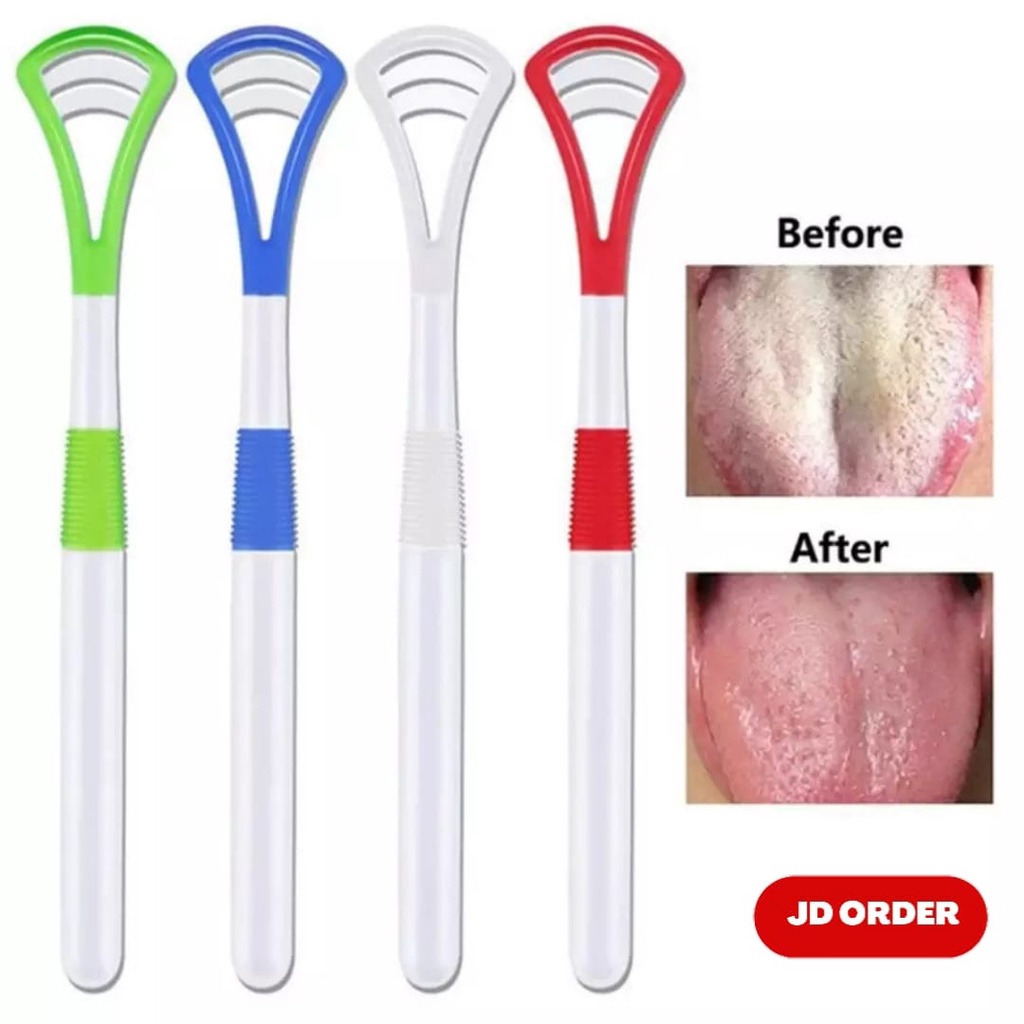 Pembersih Lidah Sikat Lidah Tongue Cleaner Tongue Scraper