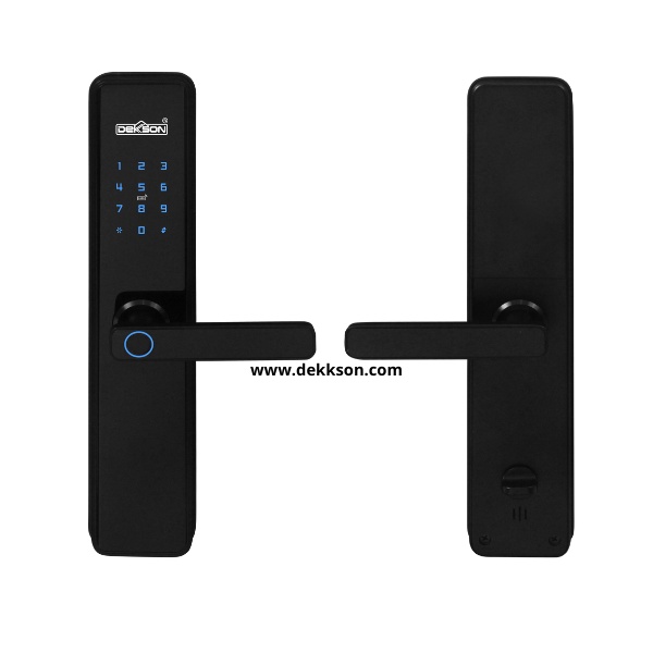 Dekkson Smart Lock / Digital Lock / Electronic Lock / Kunci Pintu Digital ELC 9318 MF Pass BT W37 TT Lock Black