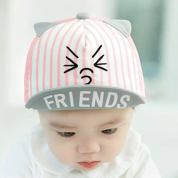 TOPI ANAK UNISEX MOTIF FRIEND  IMPOR HIGH QUALITY 1-4 thn