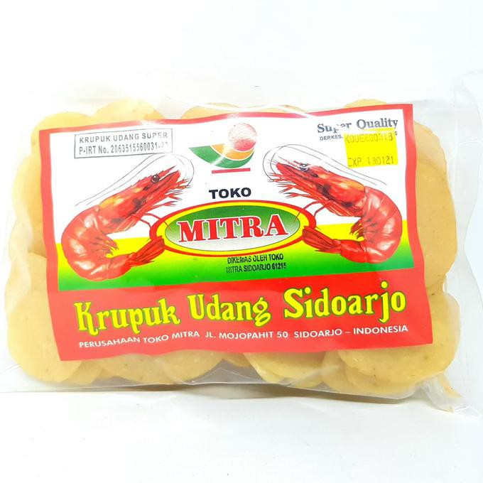 

Produk Unggulan] Mitra Kerupuk Udang Super 500Gr | Krupuk Cracker Asli Khas Sidoarjo - 1/2 Kg