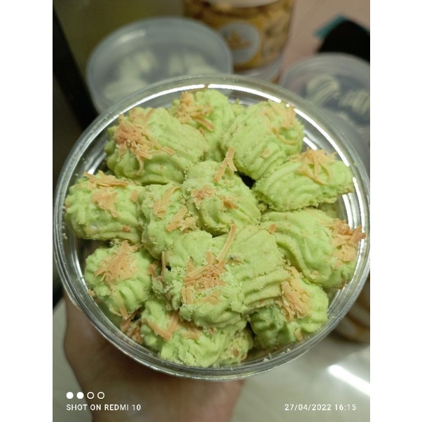 

Keju Krezz Tapioka Keju Pandan Cookies Kukis Kue Kering