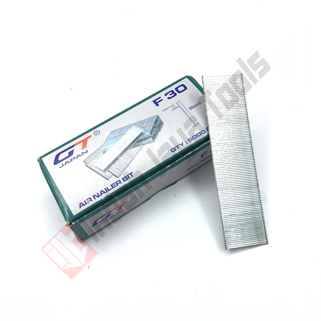 GT JAPAN Isi Paku Tembak F10 F20 F30 - Refill Air Nailer Bit Staples