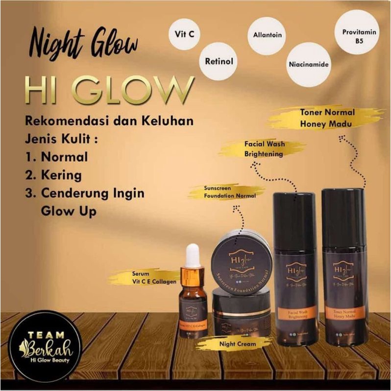 HI GLOW SKINCARE NIGHT GLOW