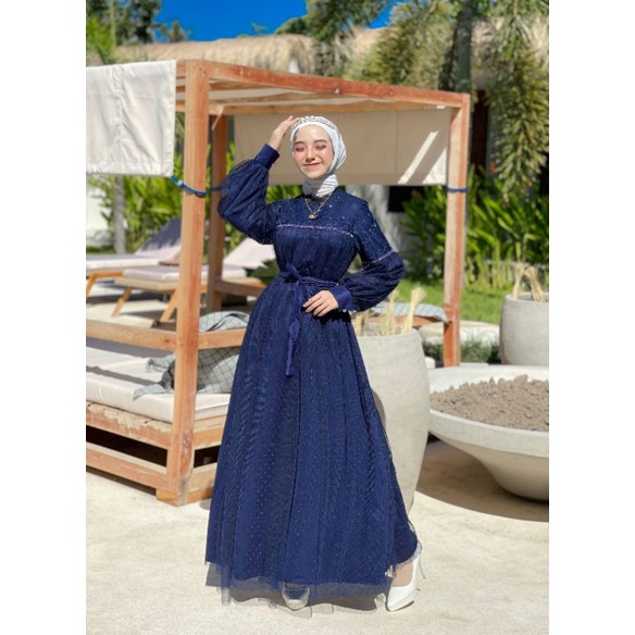 GAMIS BRUKAT KEKINIAN GAUN WISUDA GAUN BRIDESMAID GAUN BRUKAT MODERN SERAGAMAN SERIMBITAN BIG SIZE