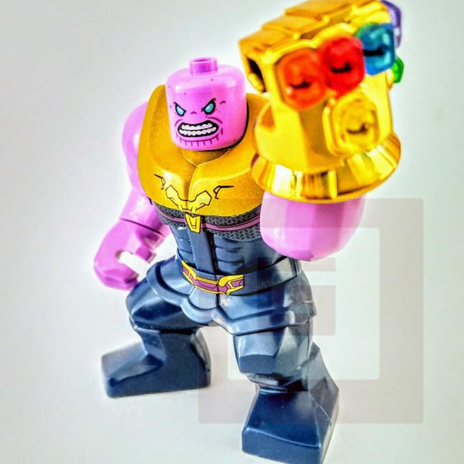 TERMUR@H Marvel Avengers Thanos Gold Chrome Infinity Stone Gauntlet War Lego kw
