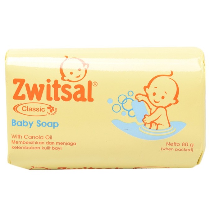 Zwitsal Baby Soap Classic/Rich Honey 70gr/popokcibarusah