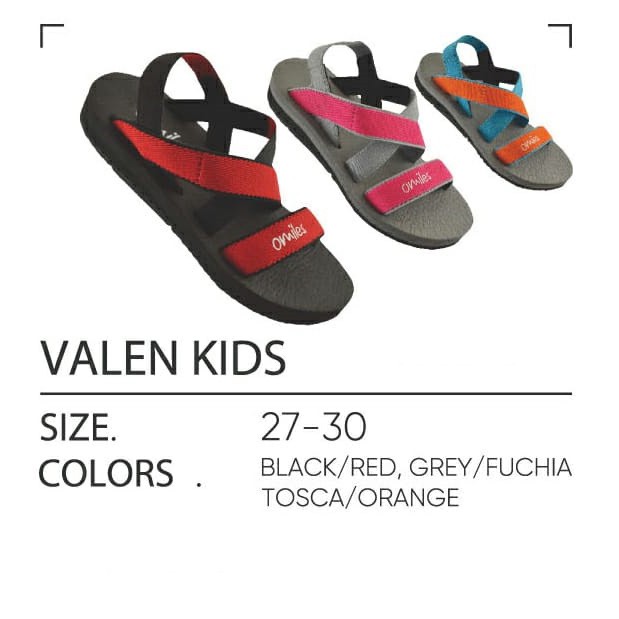 Sandal Trendy OMILES Sendal Valen kids