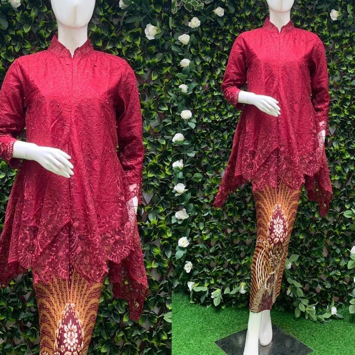 Menarik.. kebaya sanghai busui payet/kebaya wisuda /ocean kebaya/kebaya modren