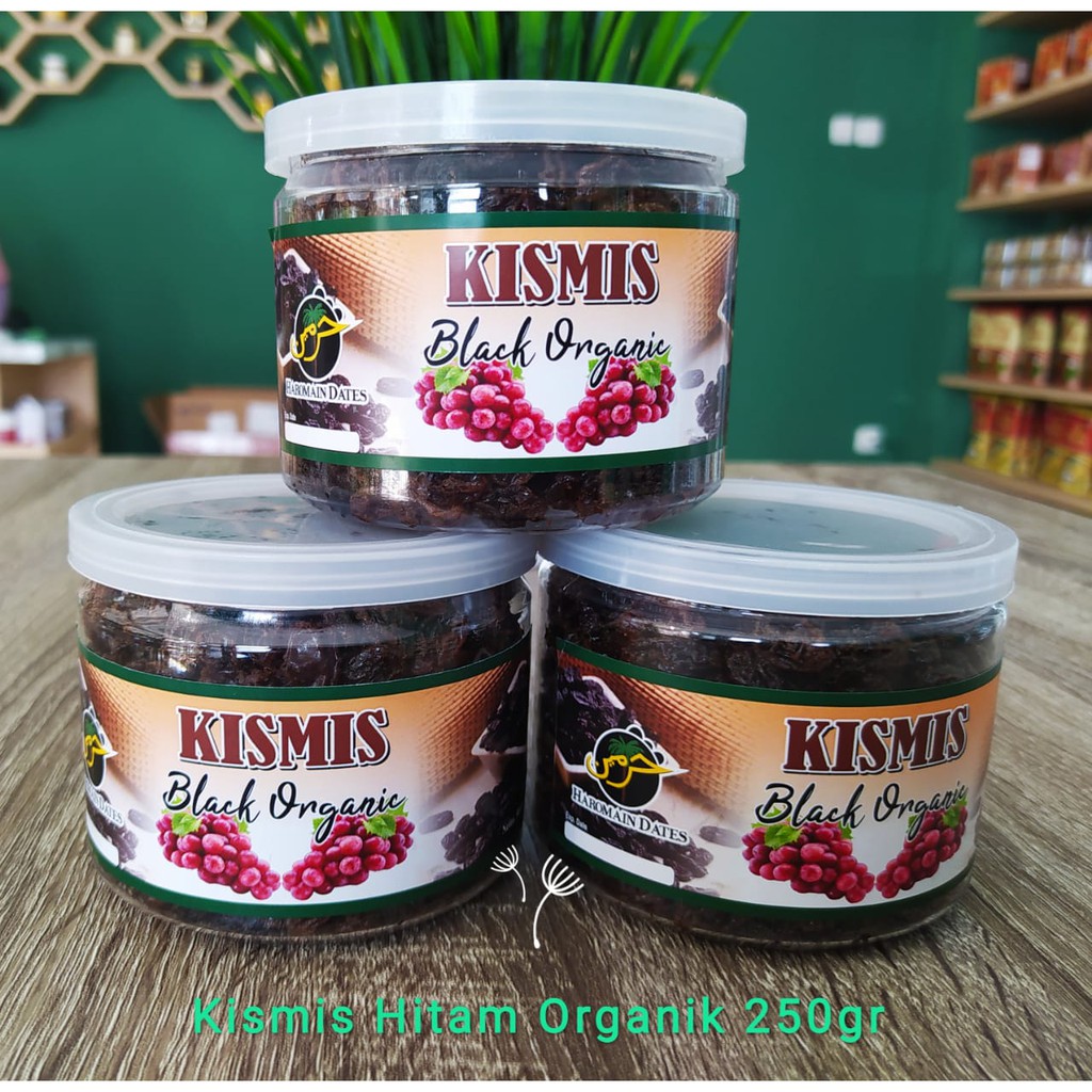 

KISMIS HITAM UNSWEETENED ORGANIC 250 gr BY HAROMAIN DATES