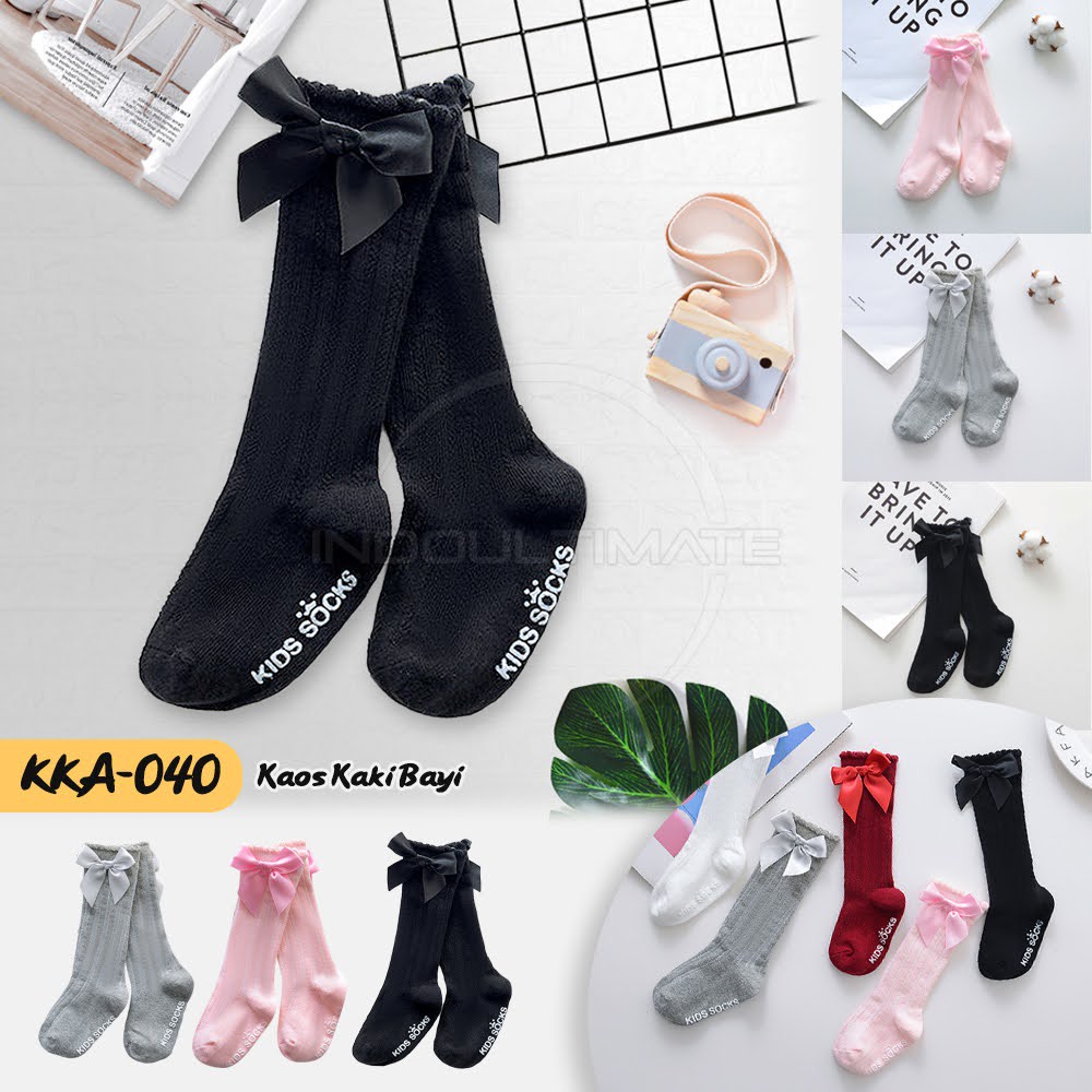 KKA-040 Kaos Kaki Bayi Baby Socks Alas Kaki Pelindung Kaki Kid Sock Anak Permpuan Foot Cover