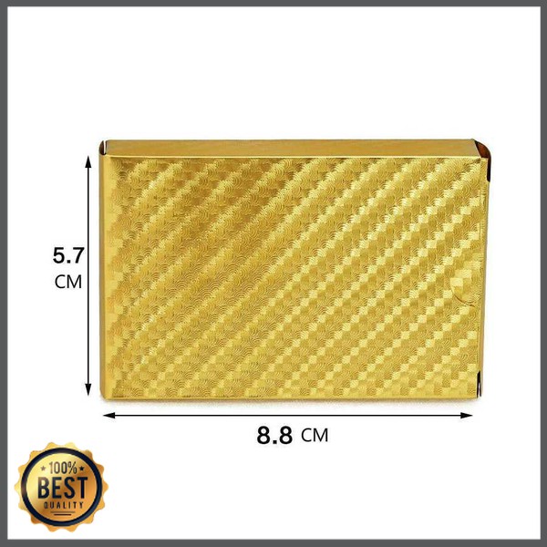 TG-MA047 Kartu Remi Poker Lapisan Gold Foil - THKK9273A