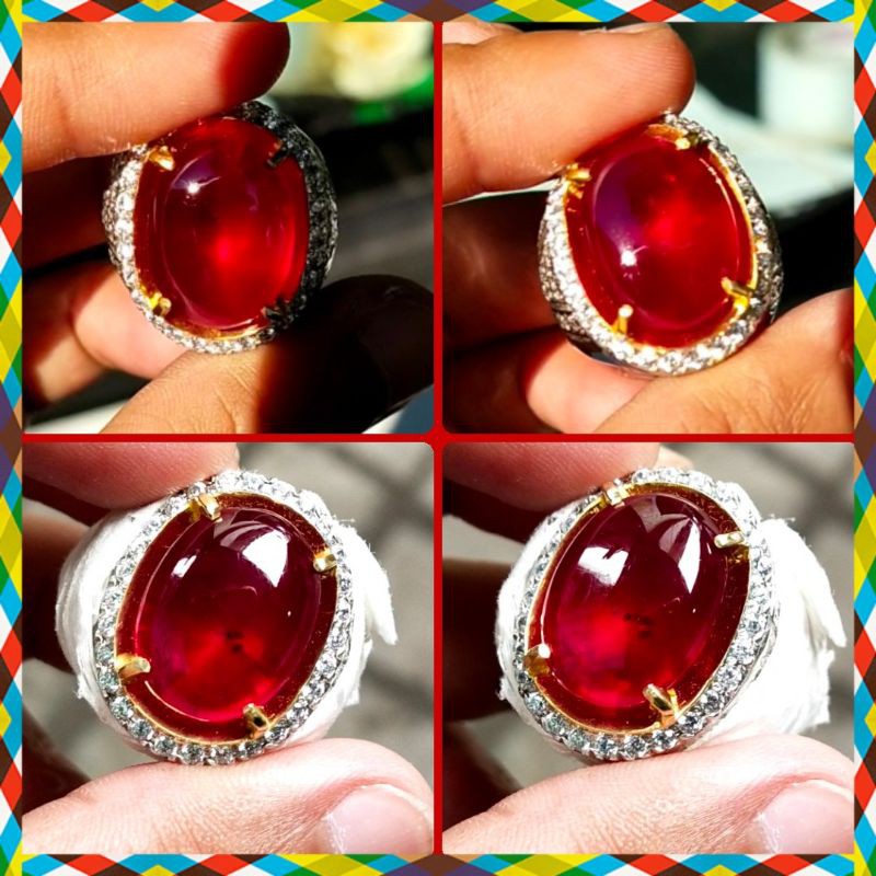 natural ruby pigeon blood