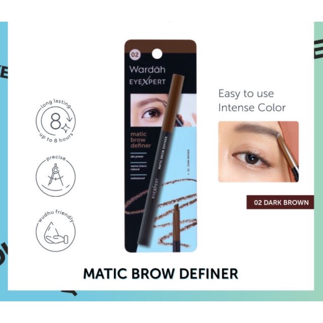 ☘️Yuri Kosmetik☘️ Wardah Eyexpert Matic Brow Definer