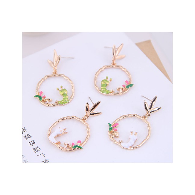 LRC Anting Tusuk Fashion Simple Insect Earring A58812