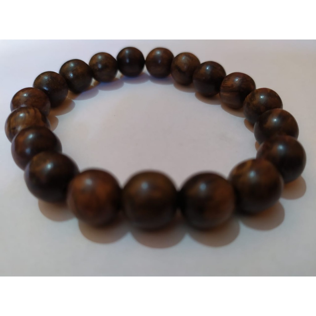 Gelang gaharu super 8mm gelang kayu gaharu asli wangi alami