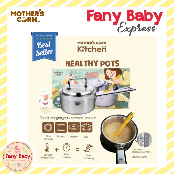 MOTHER'S CORN BABY FOOD POTS (PANCI) 16CM 1000ML / 436706