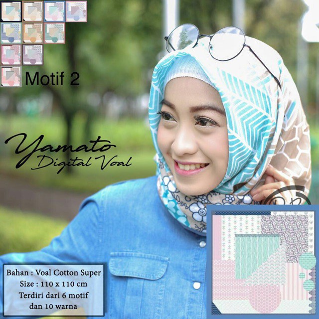 Jual Yamato Digital Voal by C Z Scarf Diskon