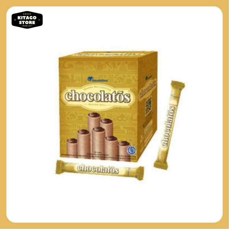 

Chocolatos Wafer Coklat 8 gram - 1 pcs