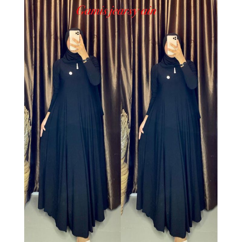 Gamis Jersey Ain pecah 8