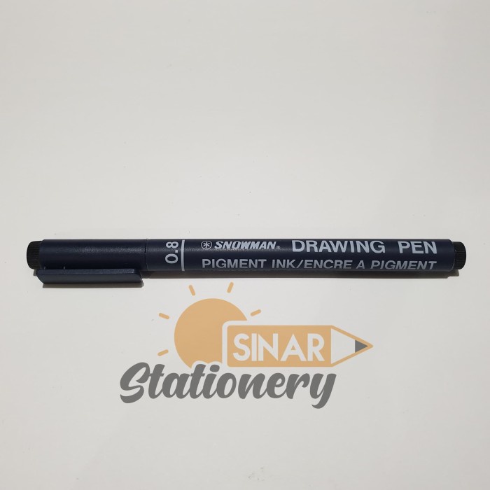 

Pendrawing- Drawing Pen Snowman 700 Hitam 0.8 -Drawing-Pen.