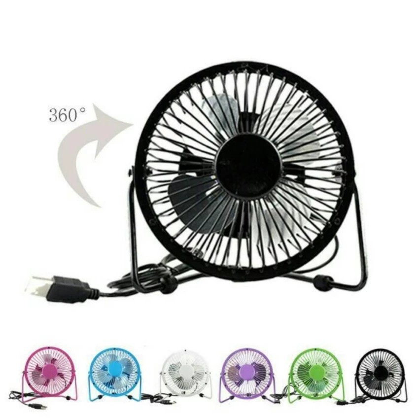 USB MINI FAN 5 INCH KIPAS ANGIN PLASTIK KECIL KIPAS ANGIN USB MINI FAN